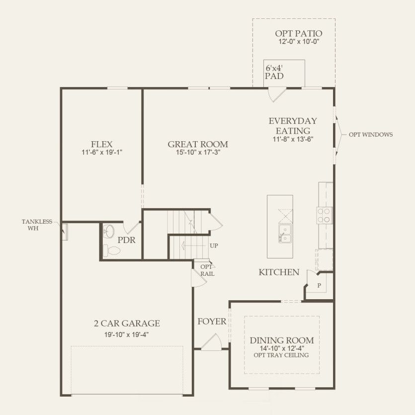 First Floor 4 br / 2.5 ba