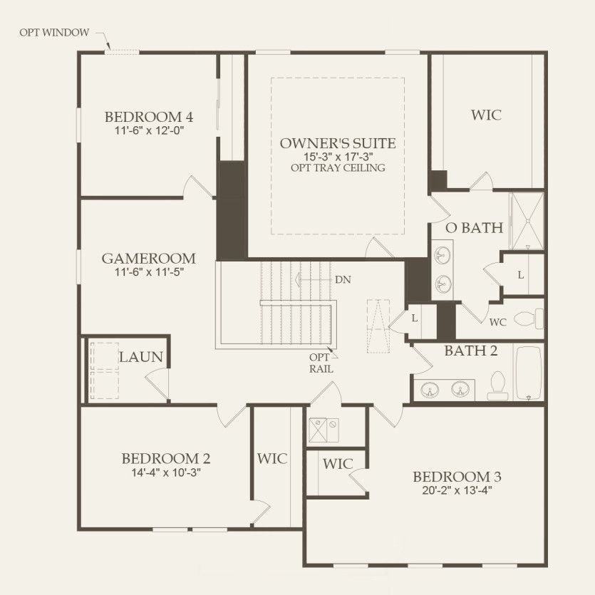 Second Floor 4 br / 2.5 ba