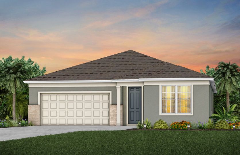 Coral Exterior FM1 with Stone