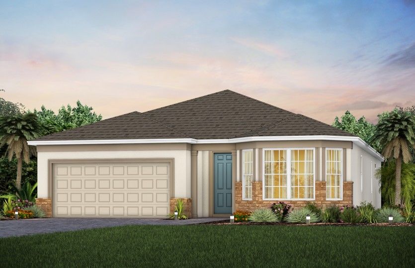 Spruce Exterior FM2 with Stone