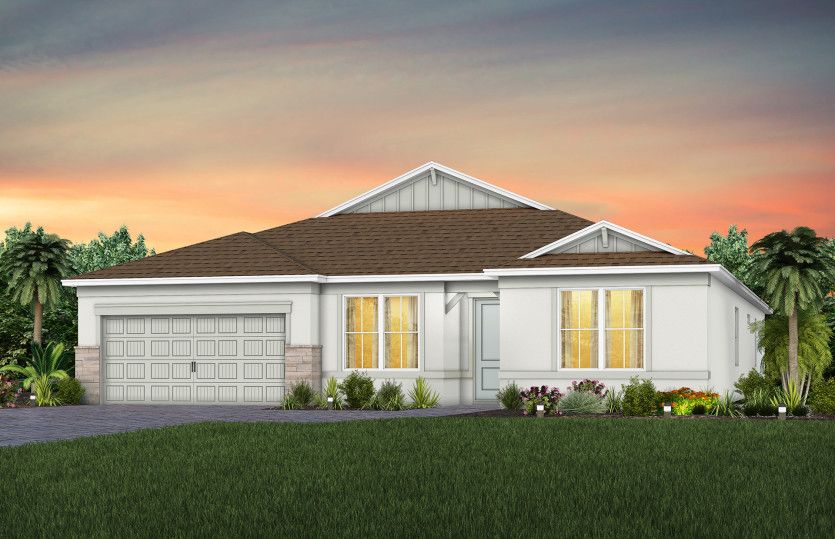 Easley Exterior CO1 with Stone