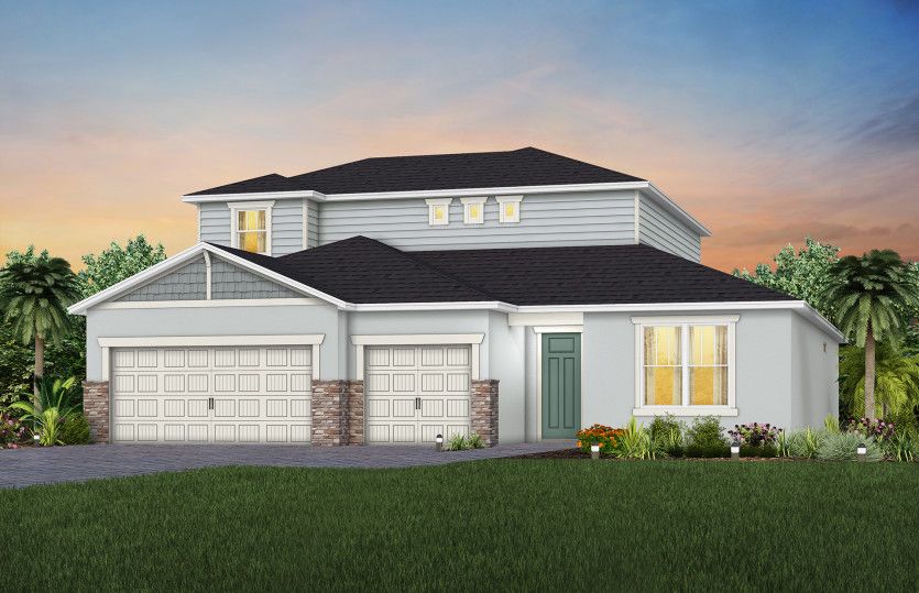 Ashby Grand Exterior C1 with Stone