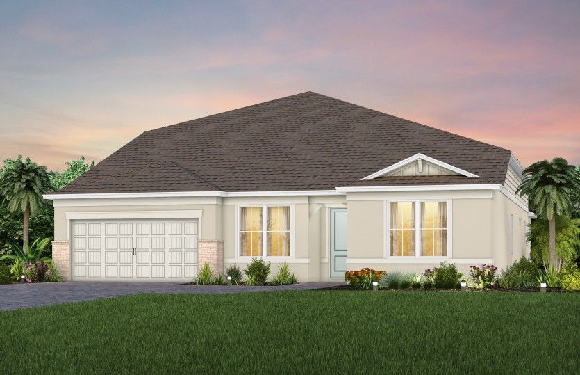 Easley Grand Exterior CO1 with Stone