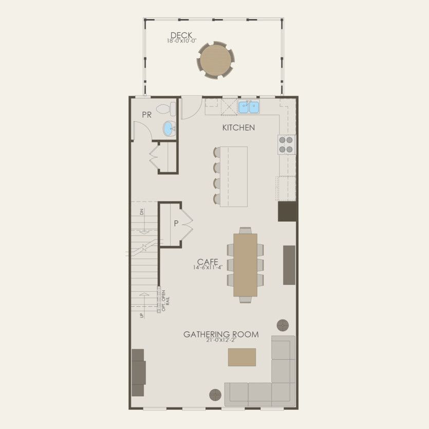 Second Floor 3 br / 2.5 ba
