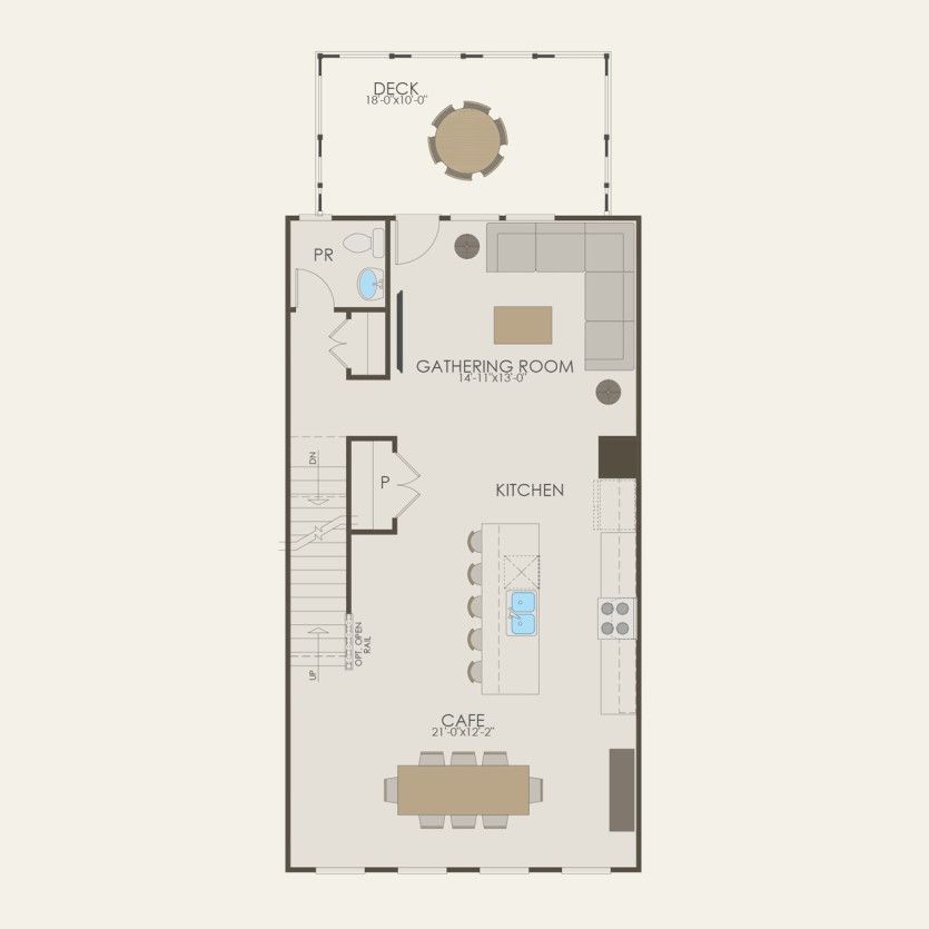 Second Floor 3 br / 2.5 ba