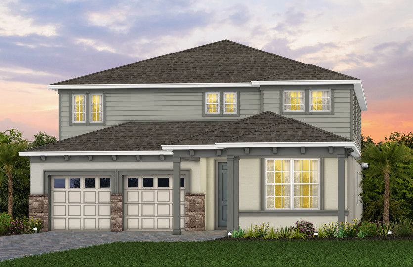 Scarlett Exterior FM102 with Stone