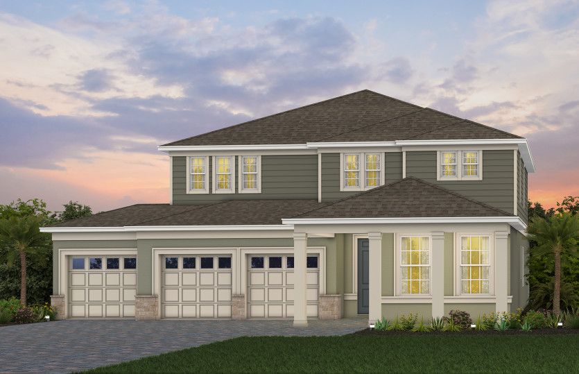 Scarlett II Exterior FM202 with Stone