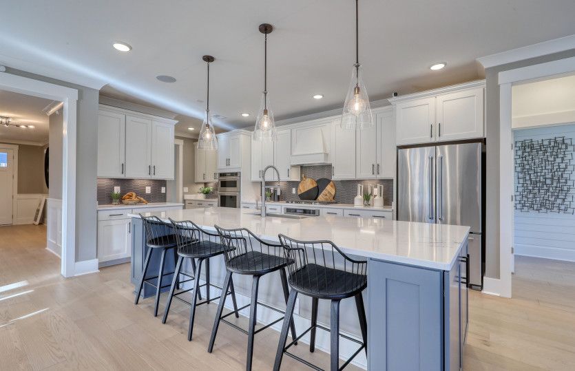 Open Kitchen with an oversized island