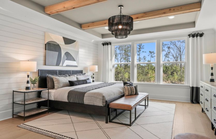 Relax in the large owner's suite