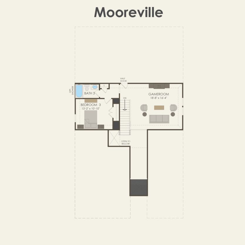 Second Floor 3 br / 3 ba