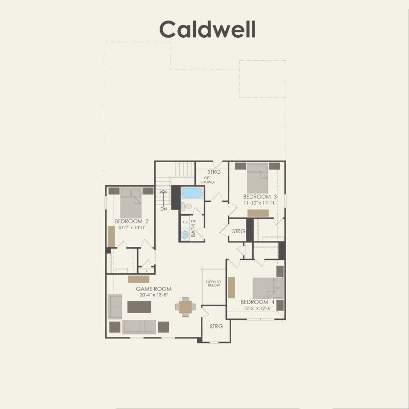 Second Floor 4 br / 2.5 ba