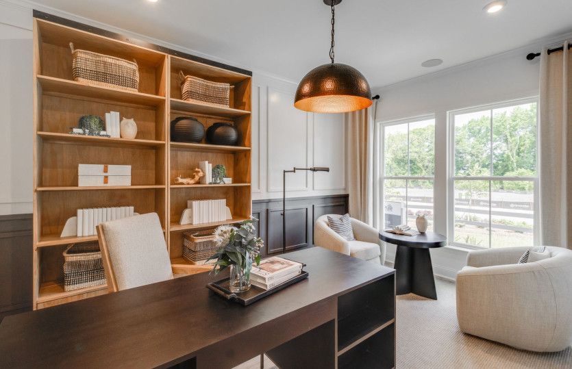 Utilize the versatile flex room, as it serves as a dynamic space easily adaptable to meet changing n