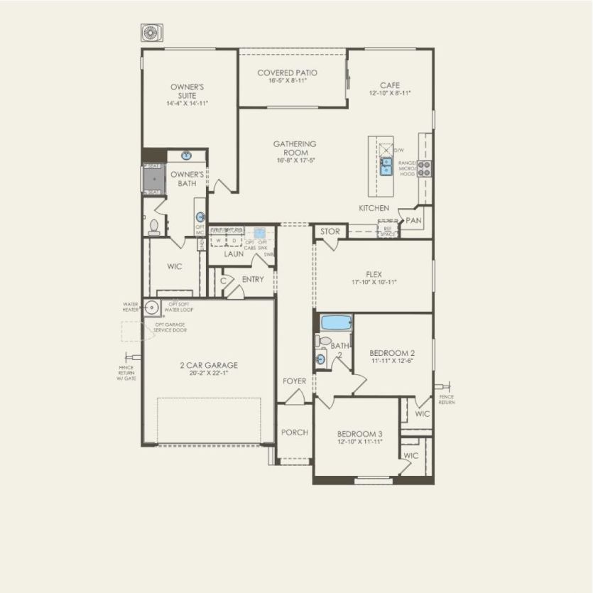 First Floor 3 br / 2 ba