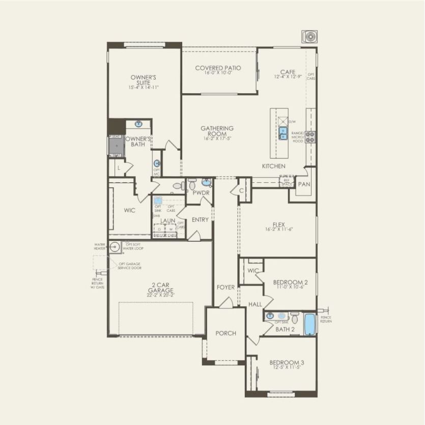 First Floor 3 br / 2.5 ba