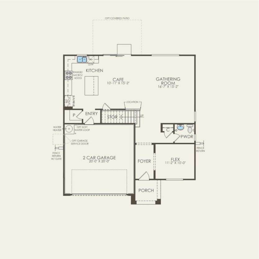 First Floor 4 br / 2.5 ba