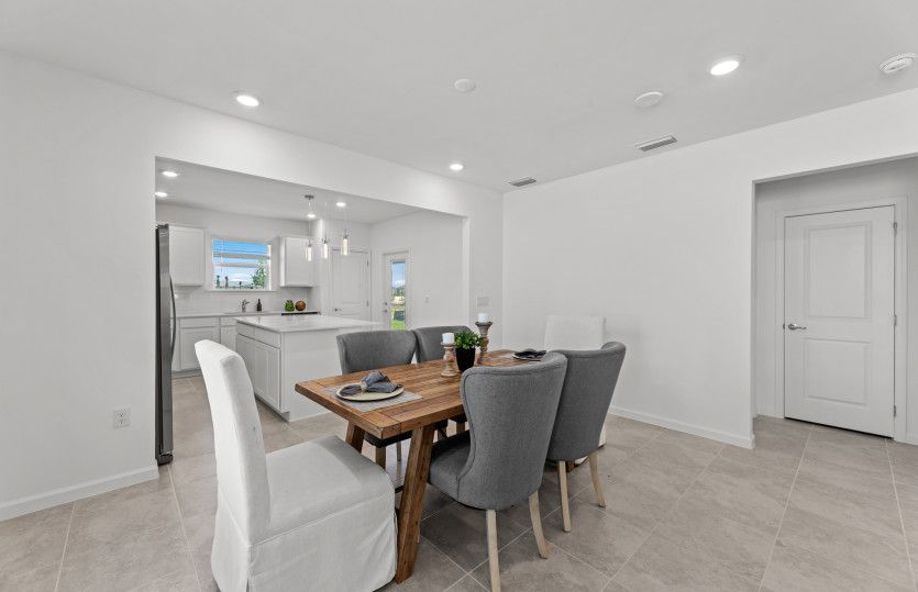 Open kitchen with designer finishes