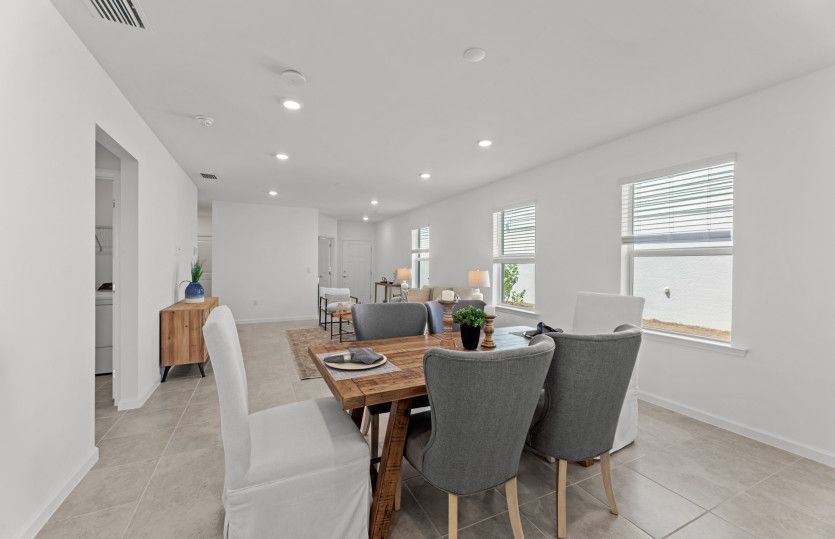 Open concept layout