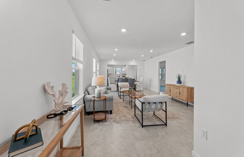 Bright and open gathering room