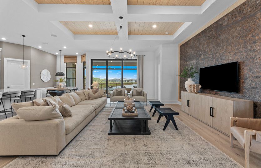 Bright and open gathering room