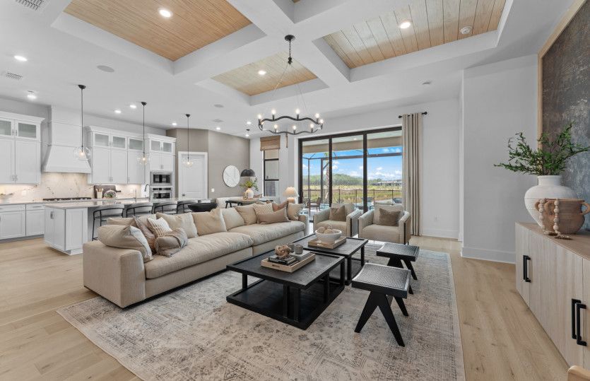 Spacious gathering room
