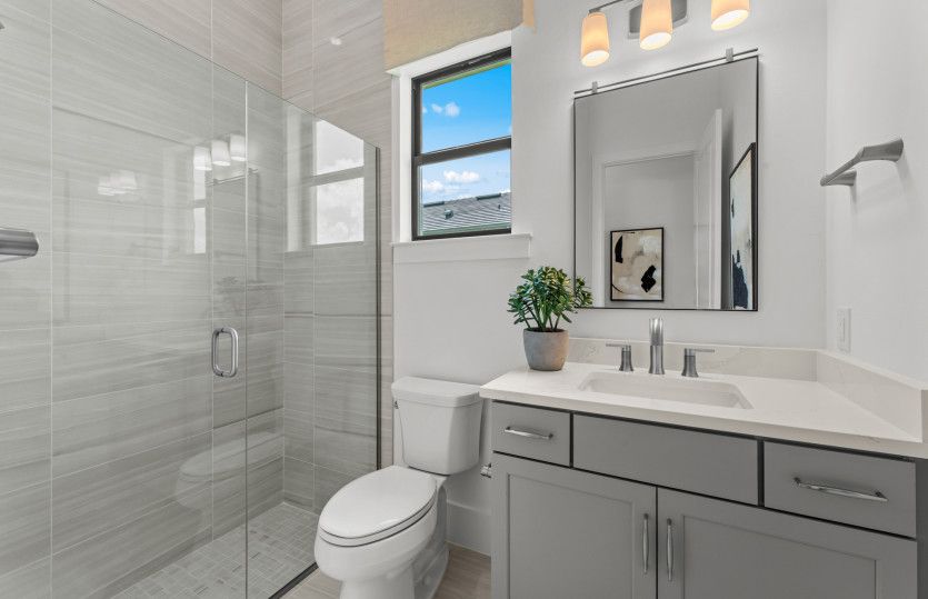 Secondary bathroom