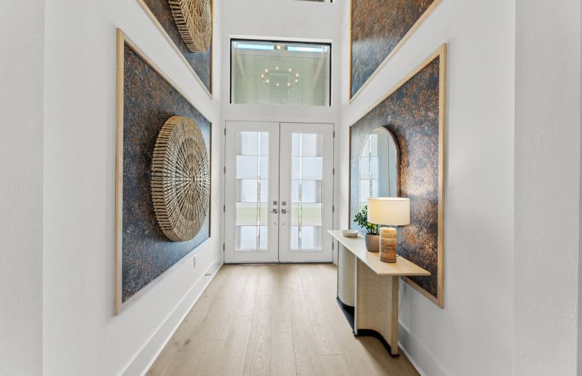 Welcoming foyer
