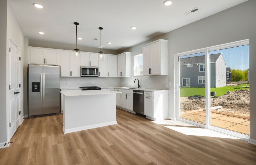 Optional dining room looking into the kitchen