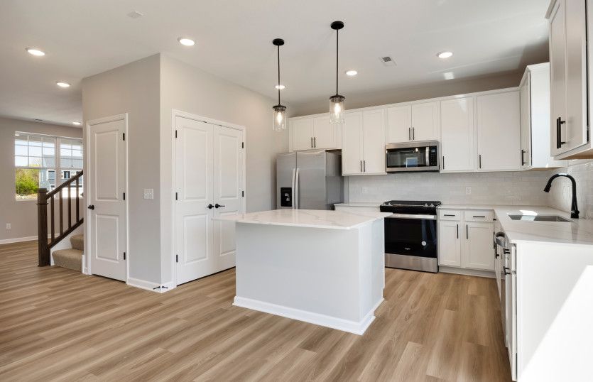 Bright white kitchen