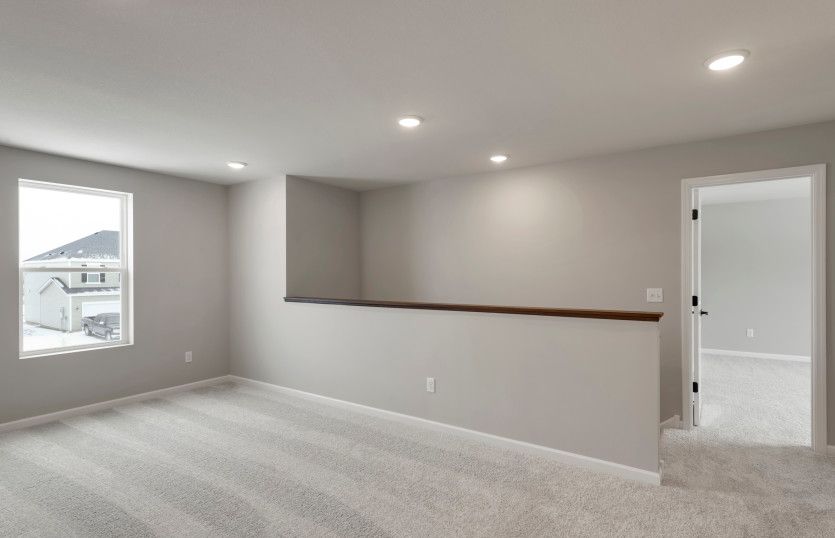 Upper level flex space