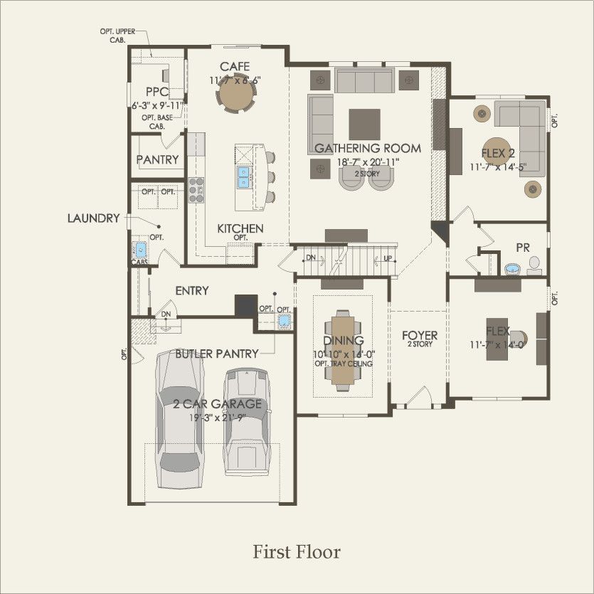 First Floor 4 br / 2.5 ba