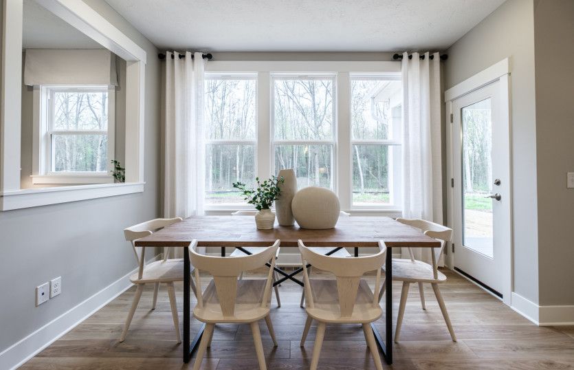 Breakfast Nook/Cafe, Adjacent to the Kitchen for Informal Dining