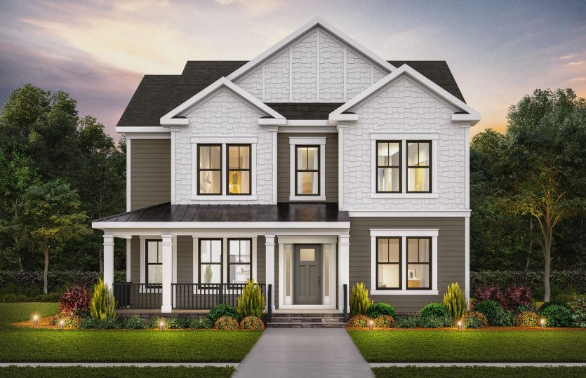 Elevation 5 - Extended Porch