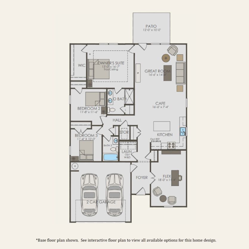 First Floor 3 br / 2 ba