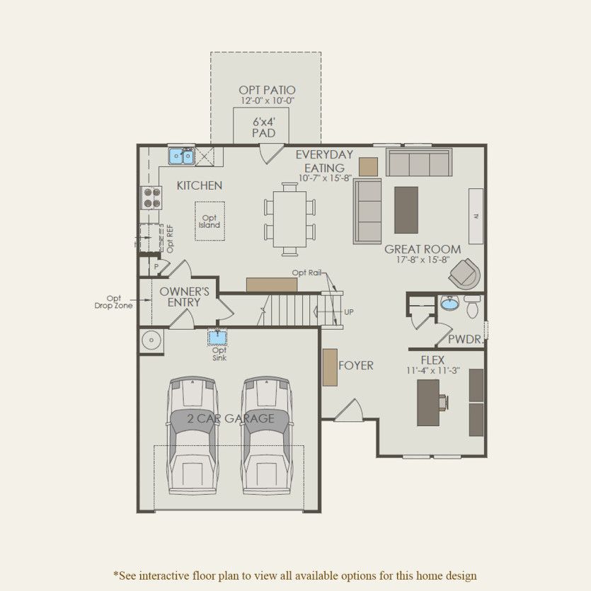 First Floor 3 br / 2 ba