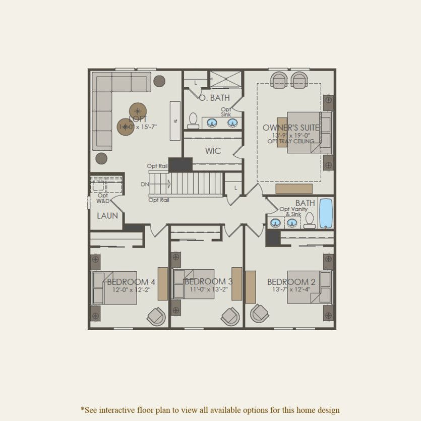 Second Floor 4 br / 2.5 ba