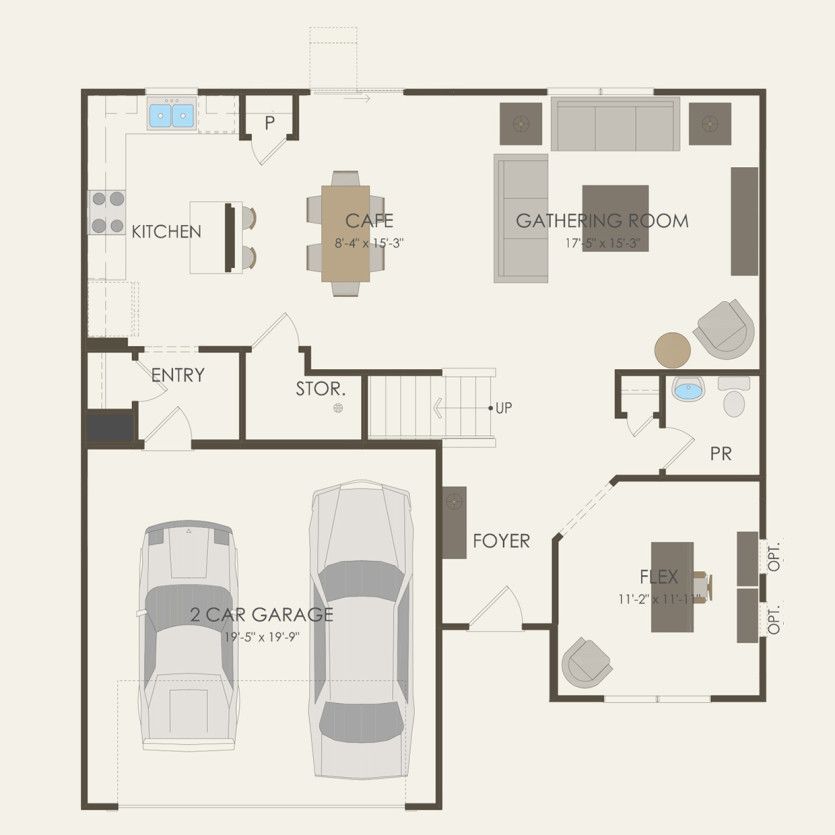 First Floor 4 br / 2.5 ba