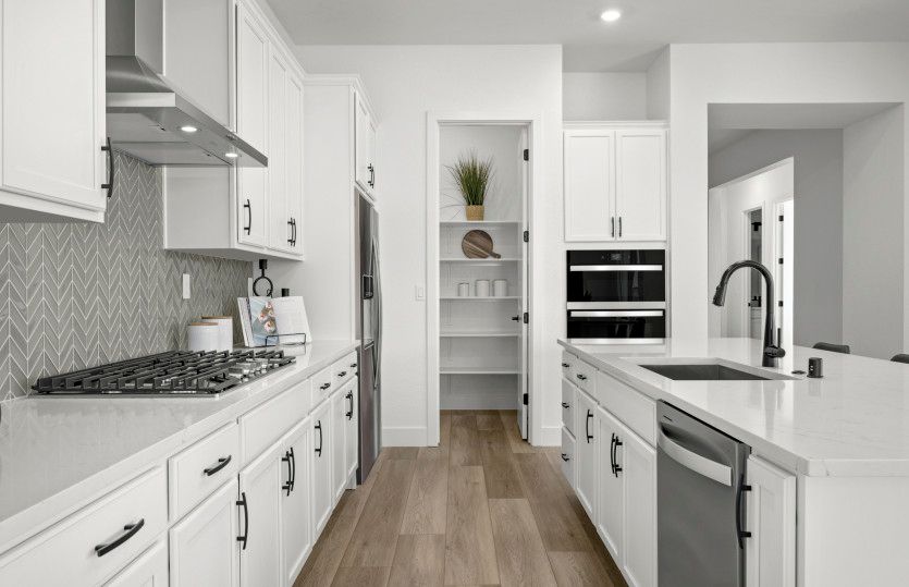 Modern kitchen with plenty of storage