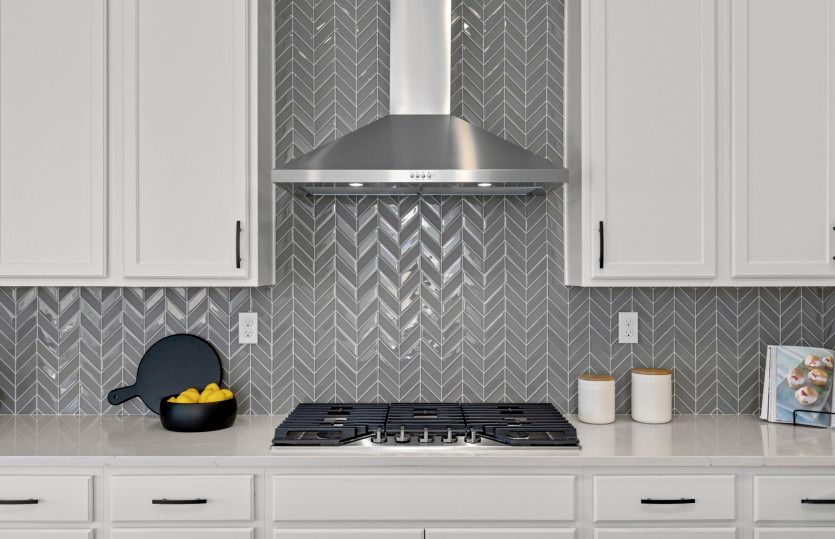 Tiled backsplash