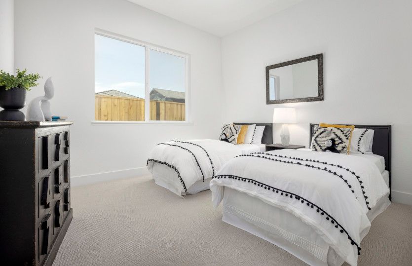 Expansive secondary bedroom