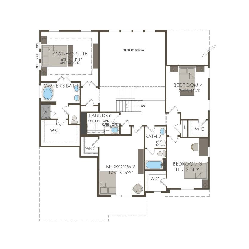 Second Floor 4 br / 2.5 ba