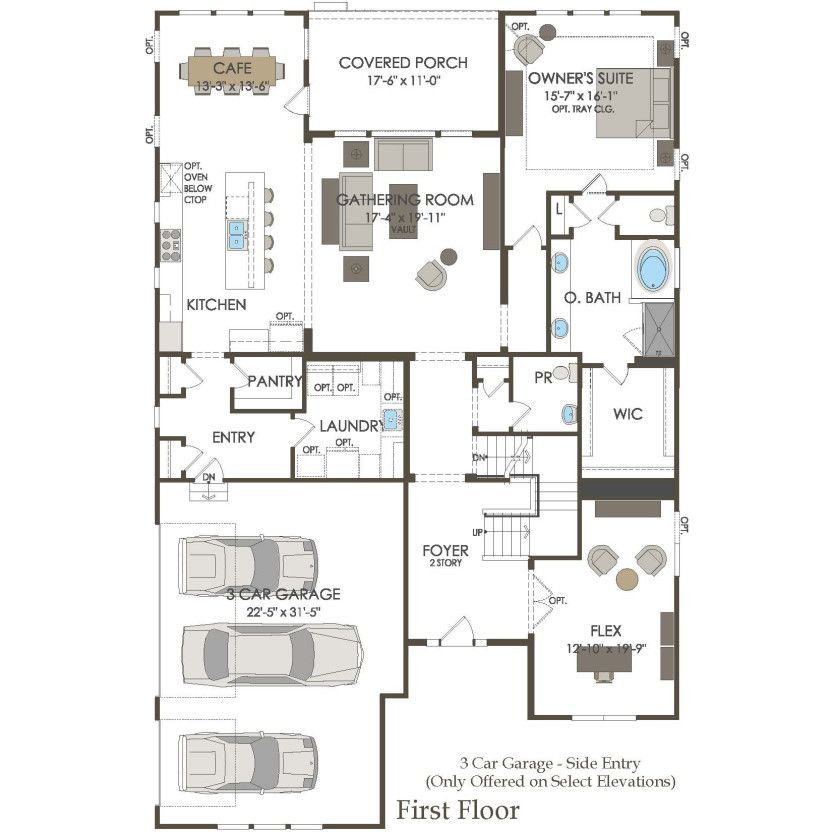 First Floor 3 br / 2.5 ba