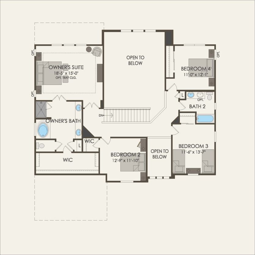 Second Floor 4 br / 2.5 ba