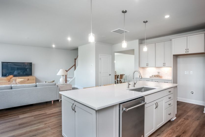 Spacious Kitchen Island