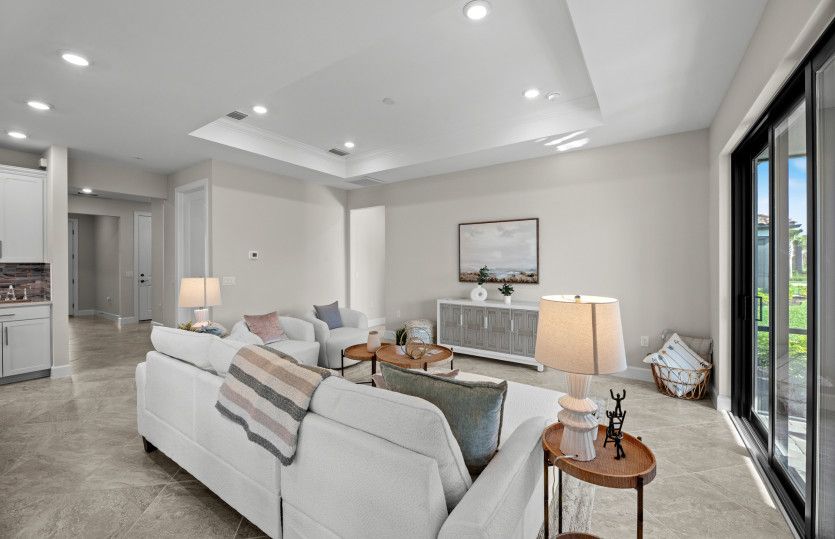 Bright and open gathering room