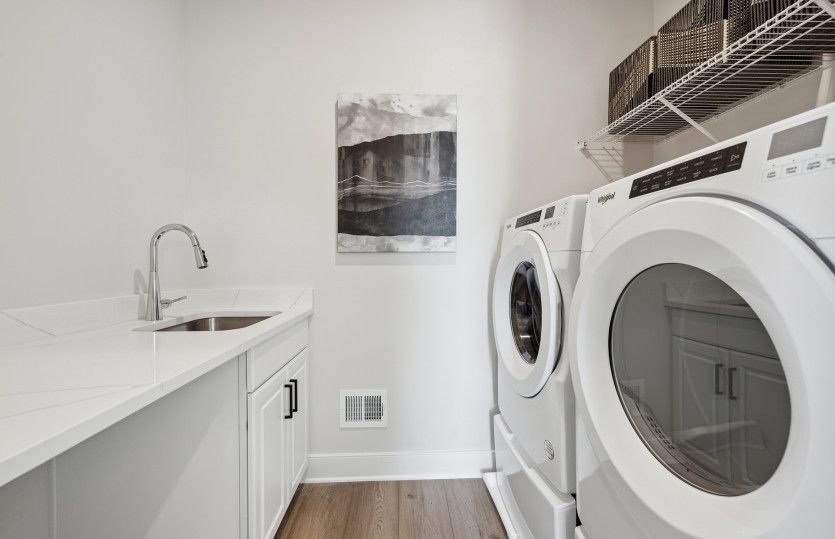 Supersized Laundry with Optional Base Cabinets and Sink