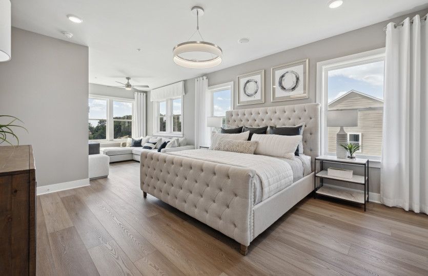Owner's Suite with King Size Bed and Seating Area