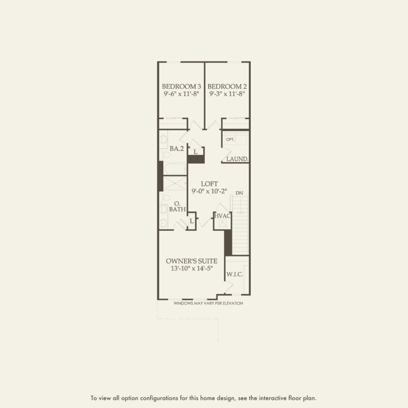 Second Floor 3 br / 2.5 ba