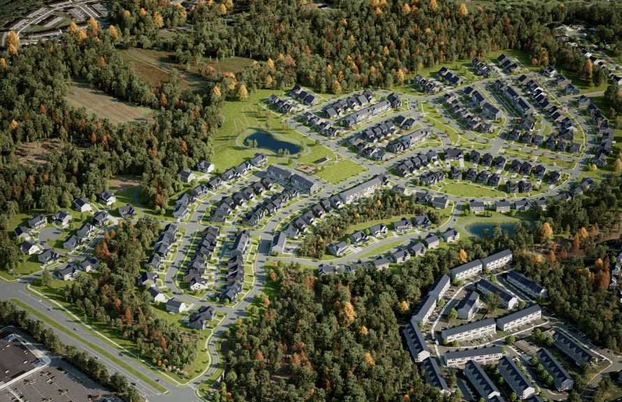 Aerial View of Cattail Run