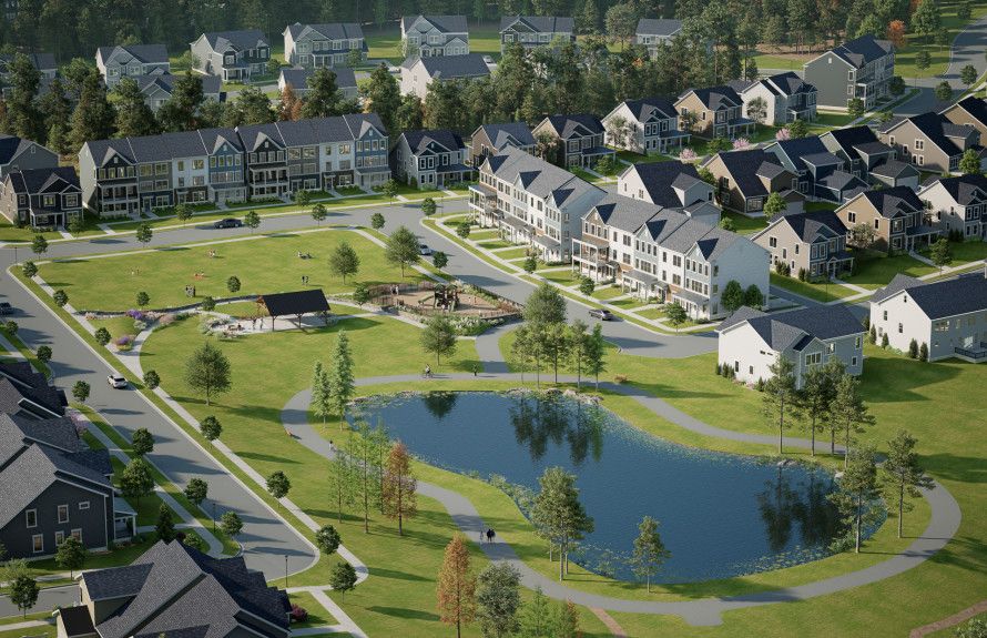 Central Park with Pond