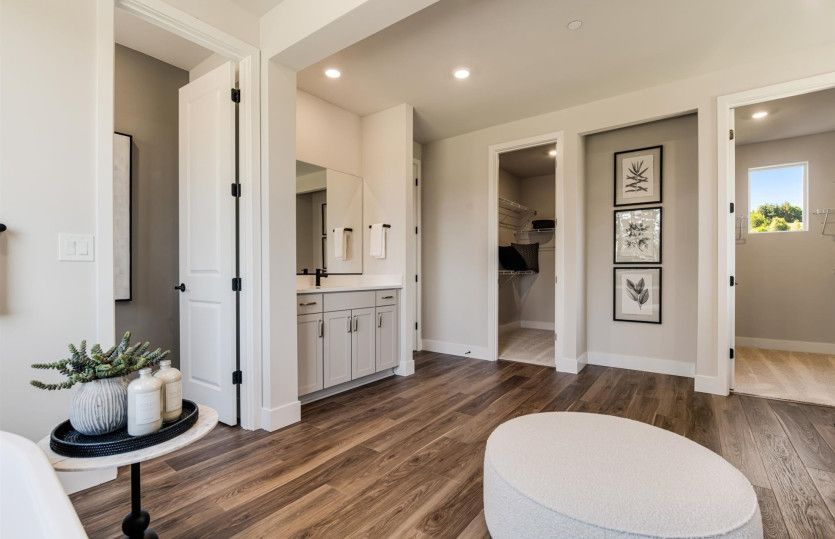 Primary Bathroom with Walk-in Closet